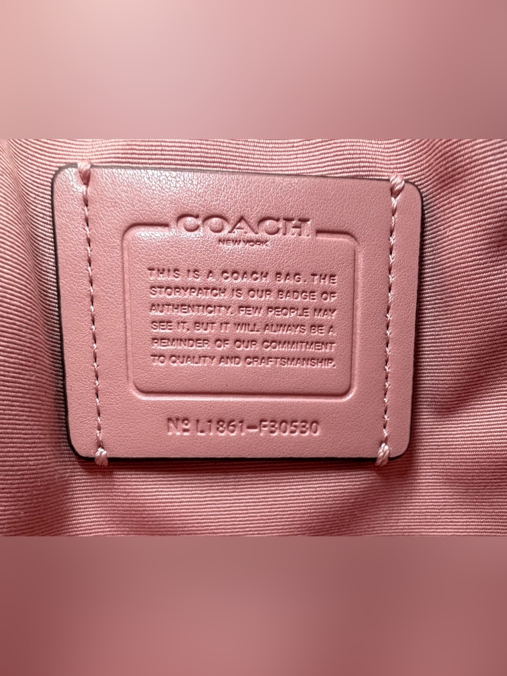 Coach Pink Andi Convertible Mini Backpack No. L1861-F30530 - Picture 9 of 11